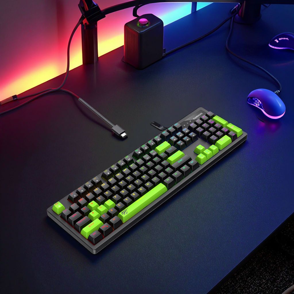 1024x1024 Rgb Havit Mechanical Keyboard Low Profile Havit KB893L Teclado Mecanico RGB Para Gaming Y Uso Diario
