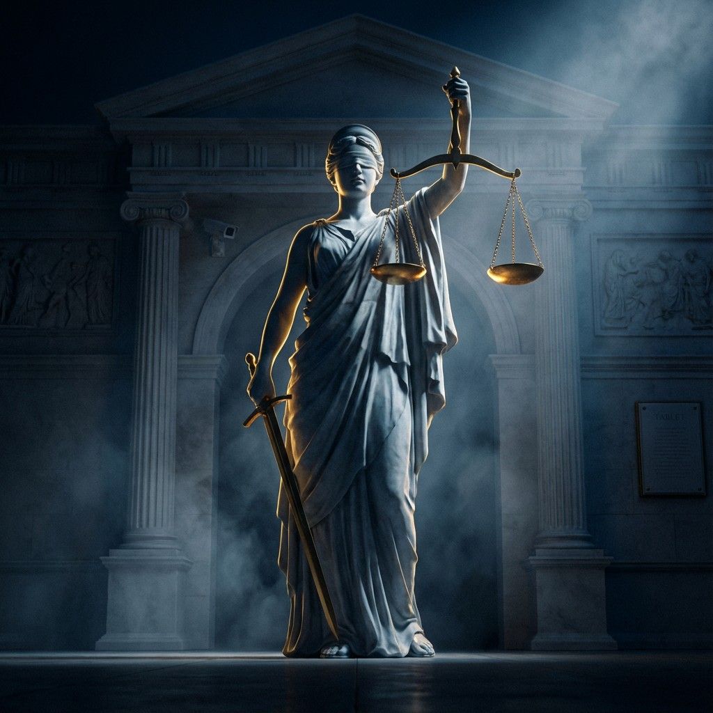 1024x1024 Download Justice Stands Strong Image, Law, Legal