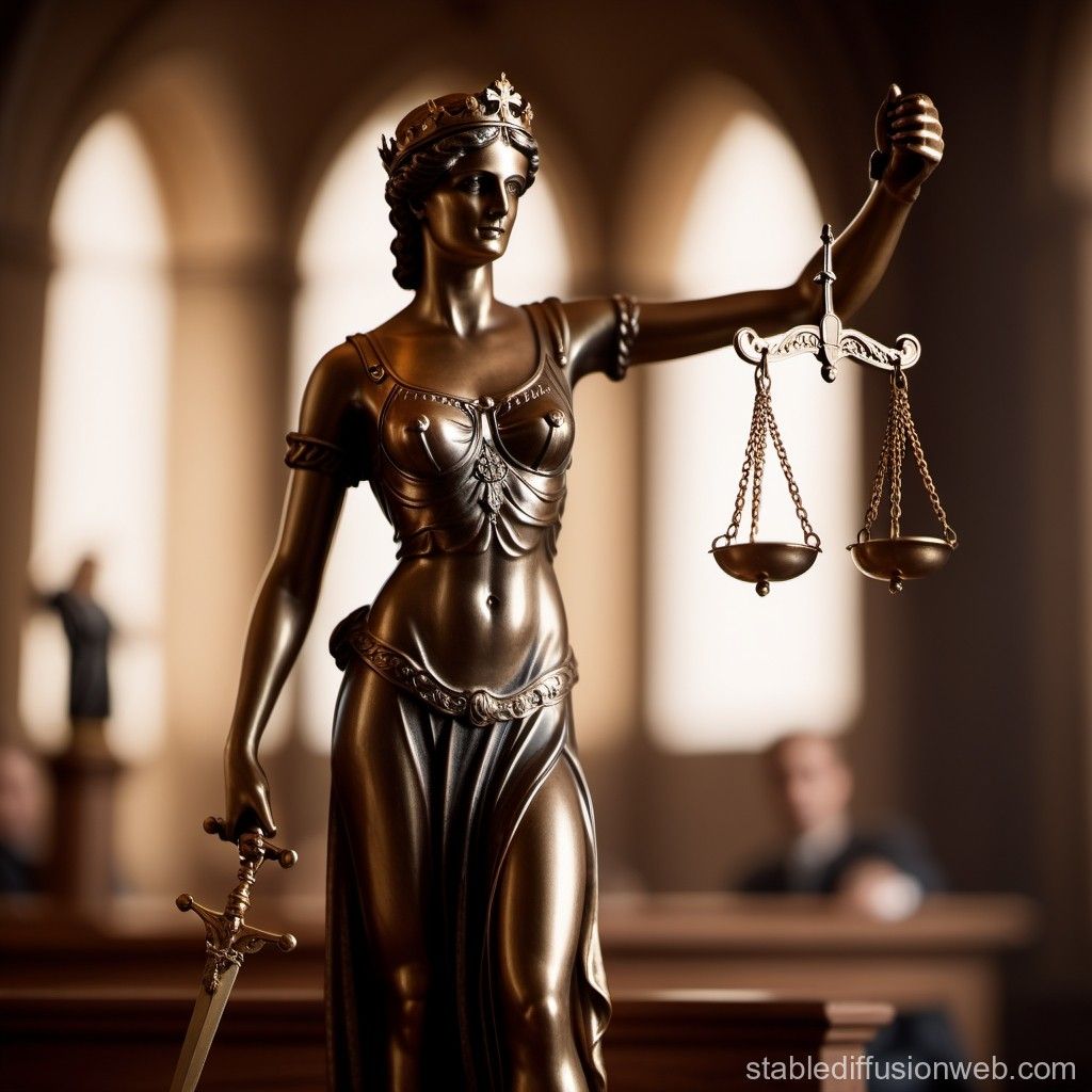 1024x1024 German Court's Depiction. Stable Diffusion Online
