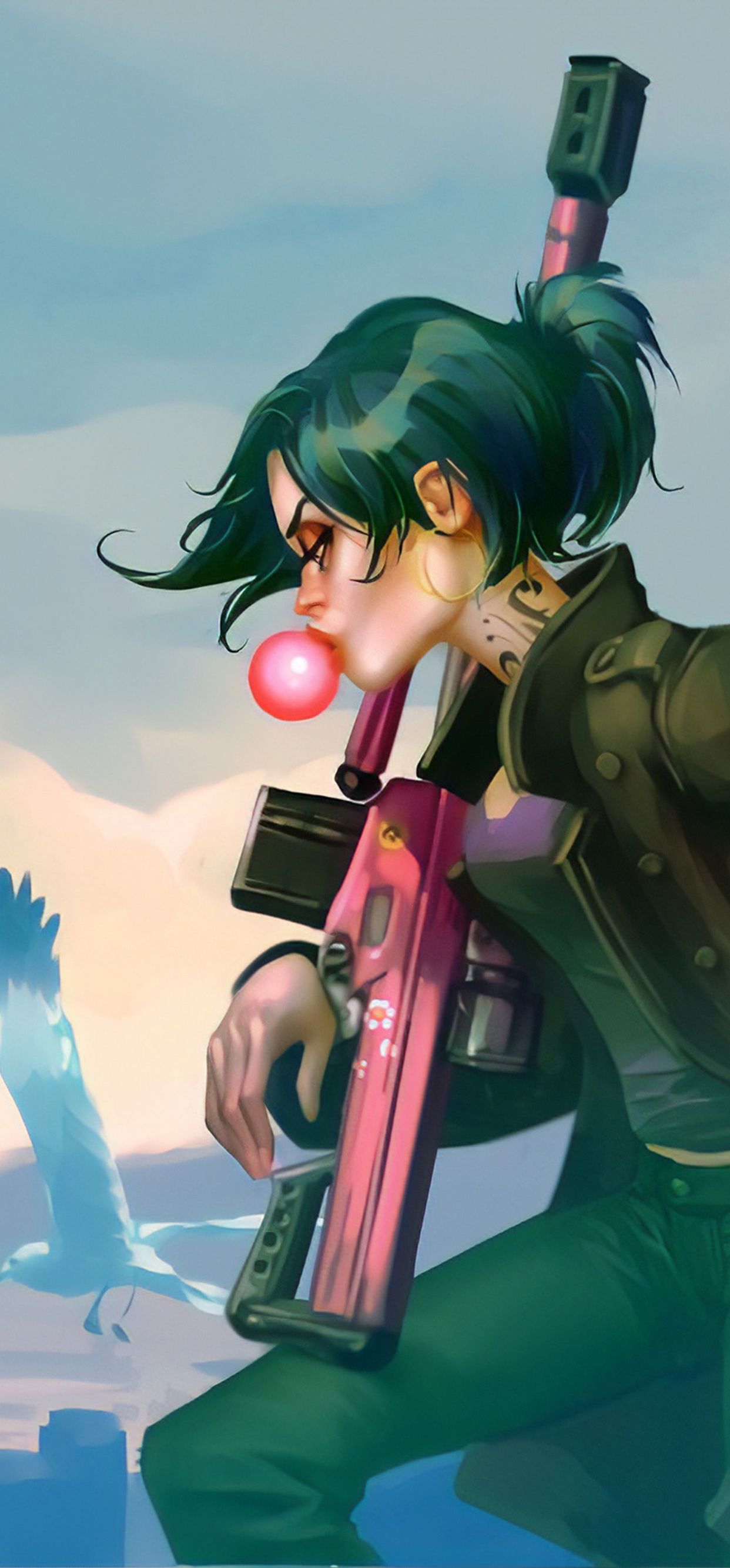 1242x2668 Gta V Sniper Girl Art iPhone XS MAX , HD 4k Wallpaper, Image, Background, Photos and Picture