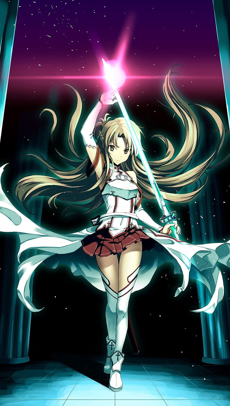 800x1410 Asuna, anime, sao, sword art online, HD phone wallpaper