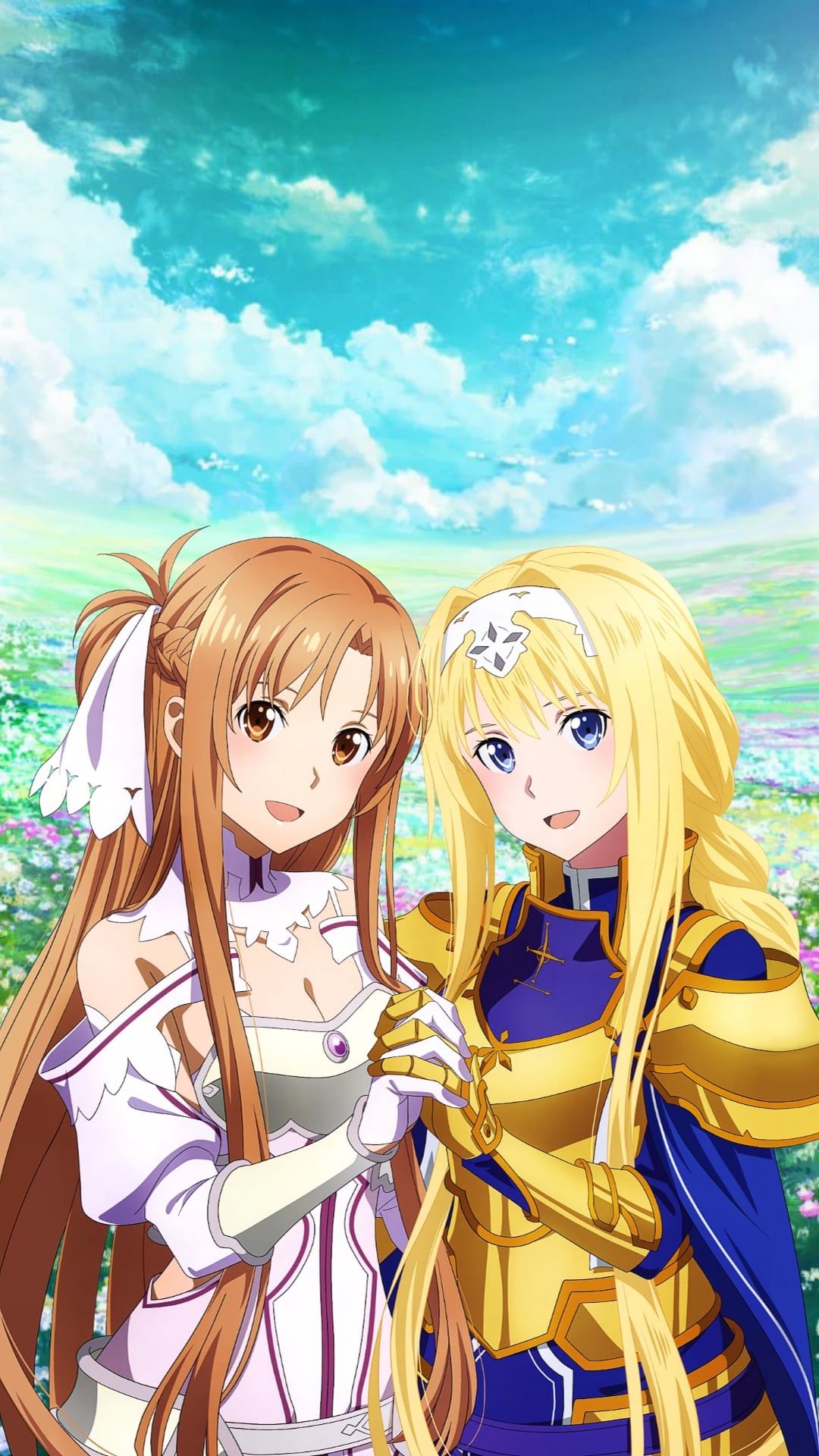 1080x1920 Asuna & Alice Phone Wallpaper
