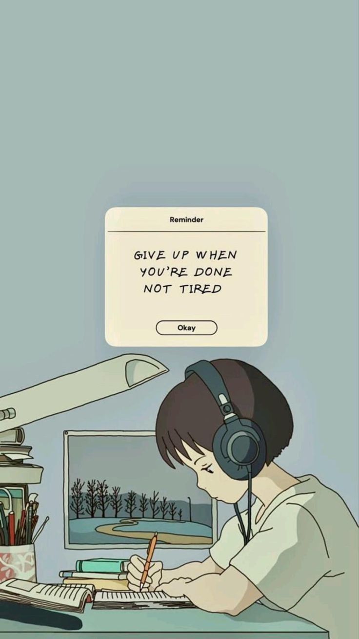 736x1308 Study motivation. Cute cartoon wallpaper, Cartoon art, Cartoon wallpaper. Motivazione di vita, Perencana studi, Citazioni motivanti