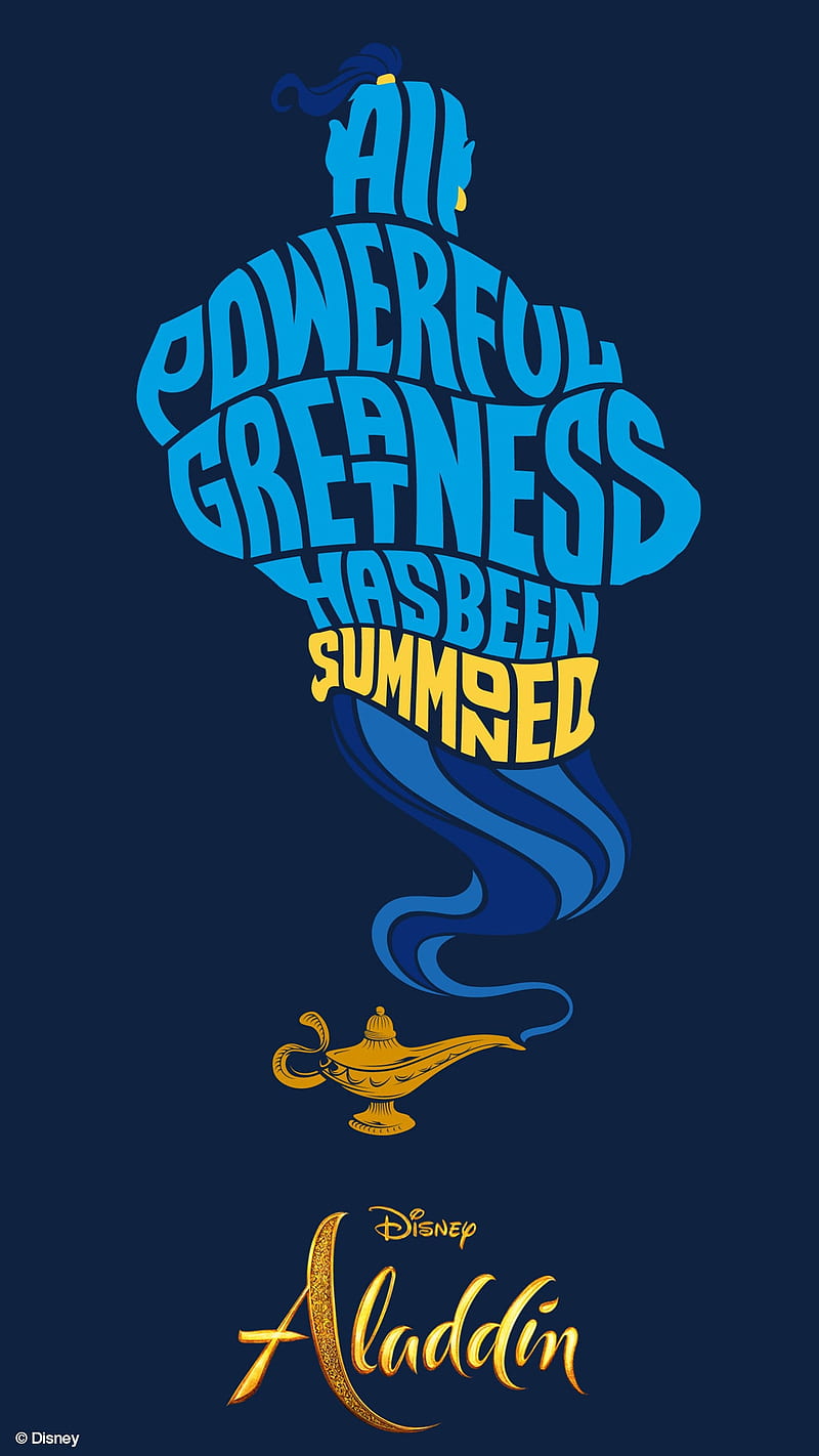 800x1422 Aladdin Quotes, animation, motivation, gennie, cartoon, HD phone wallpaper