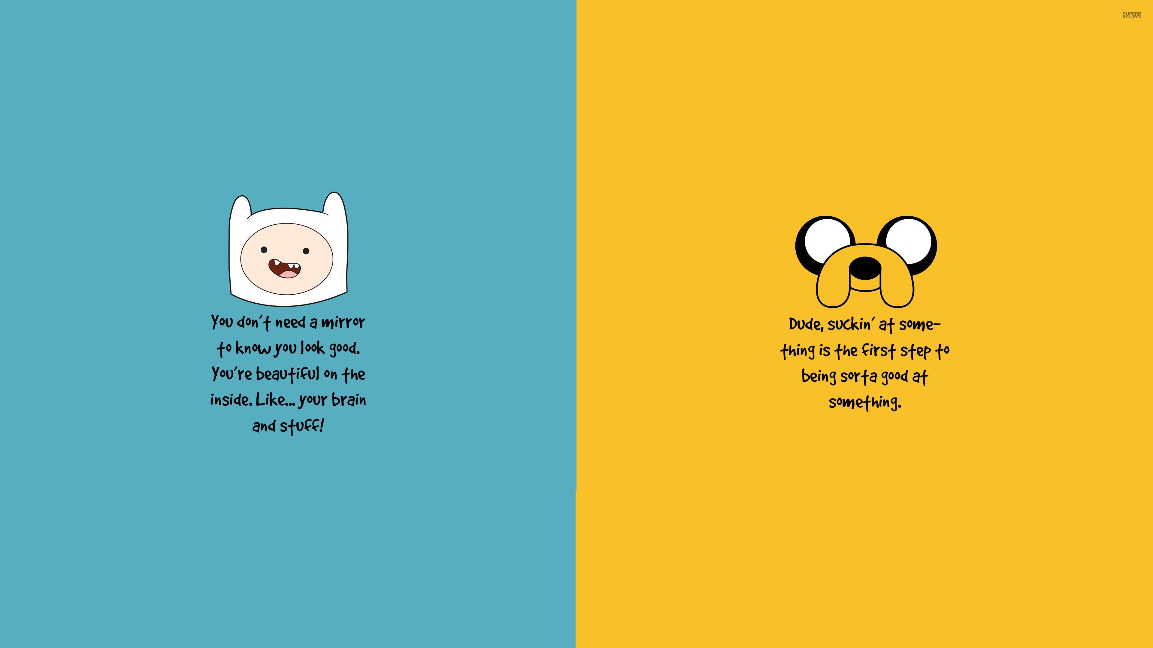 3840x2160 Cartoon Quotes Wallpaper