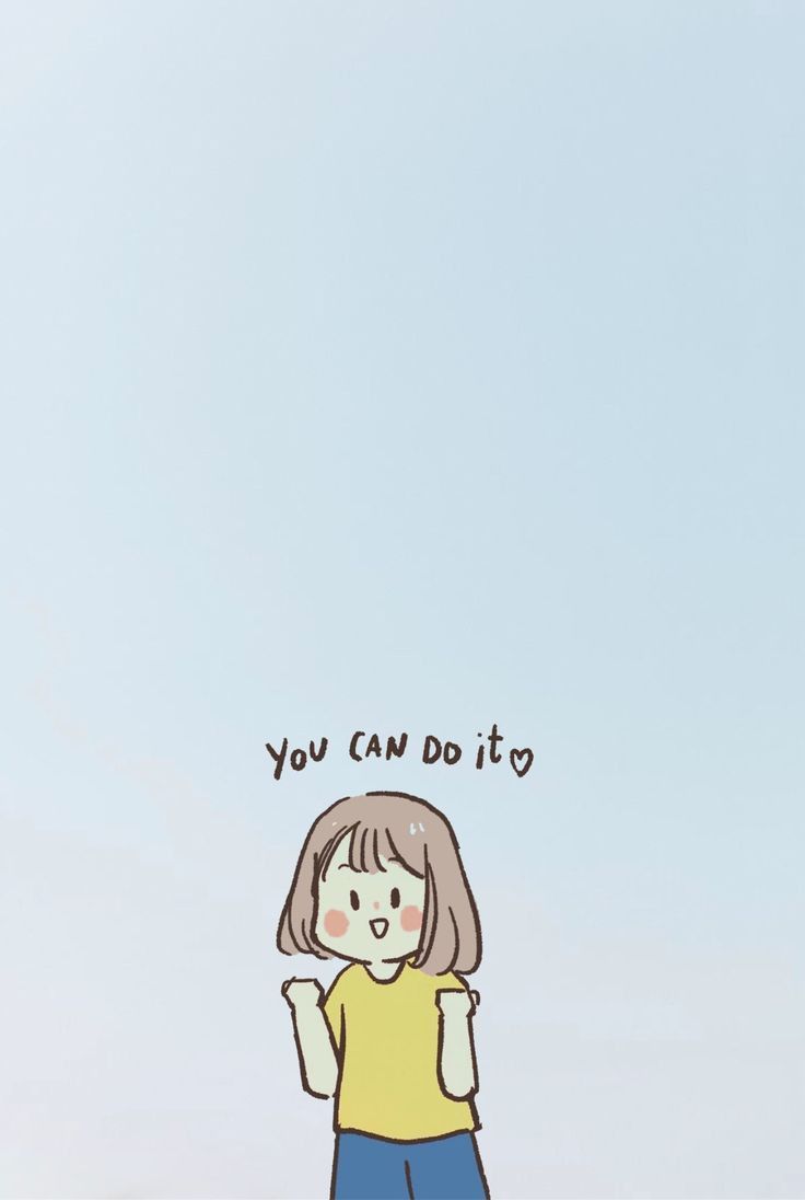 736x1096 Cartoon Motivation Wallpaper