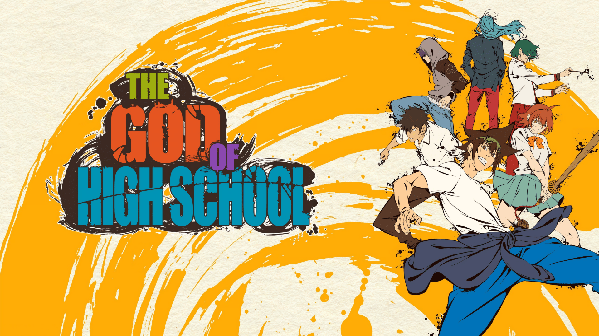 1920x1080 The God of High School 5K Anime Wallpaper