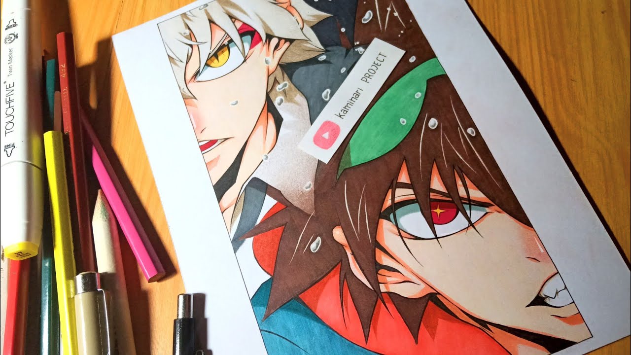 1280x720 Jin mori x park Il pyo drawing God of High School