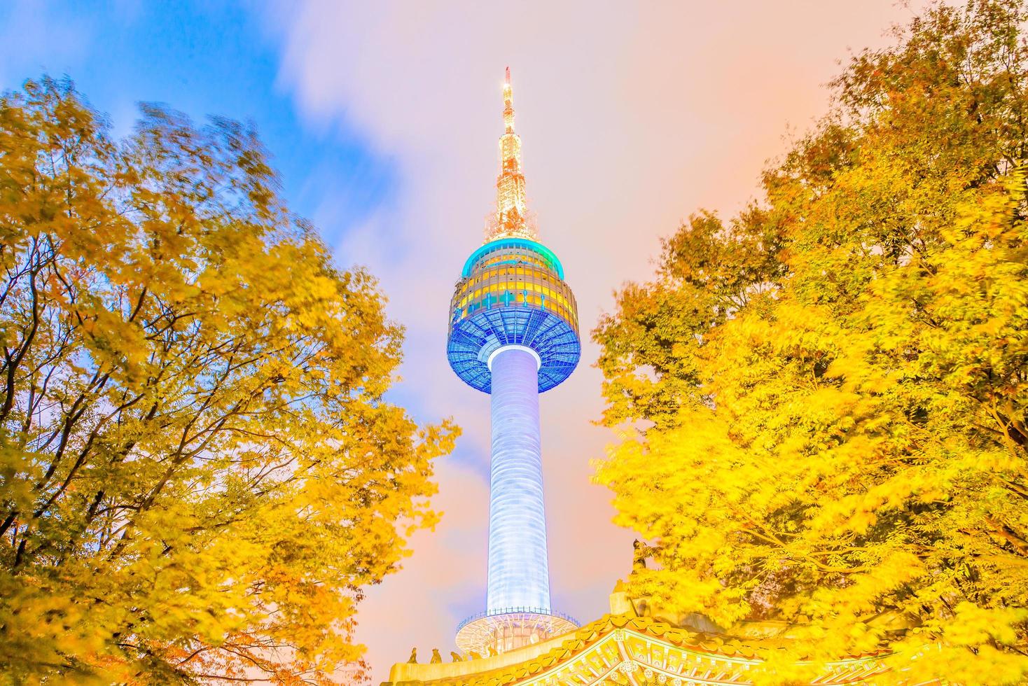1468x980 Seoul tower in Seoul city, South Korea