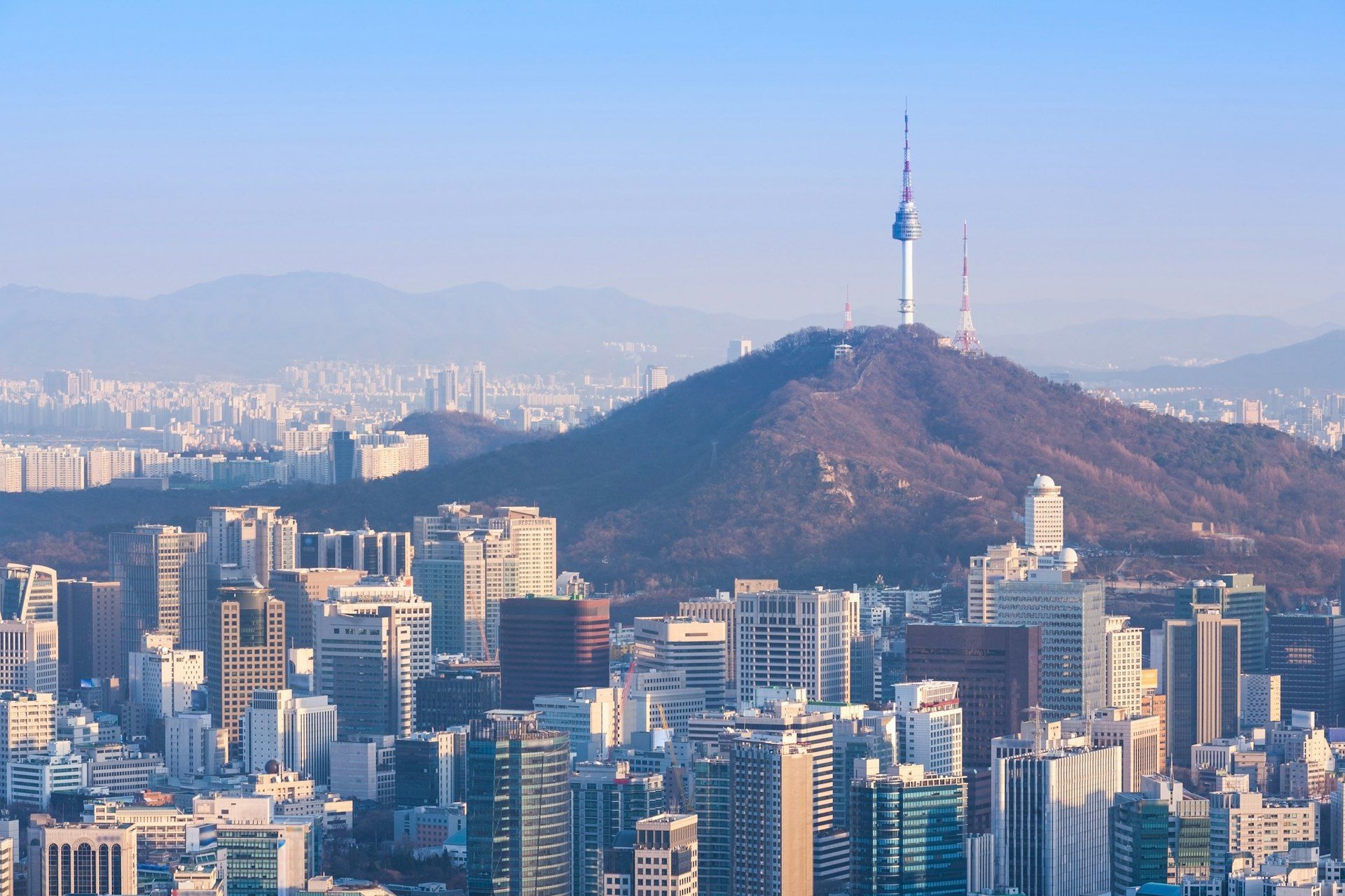1920x1280 N Seoul Tower & Namsan. Myeong Dong & Jung Gu, Seoul