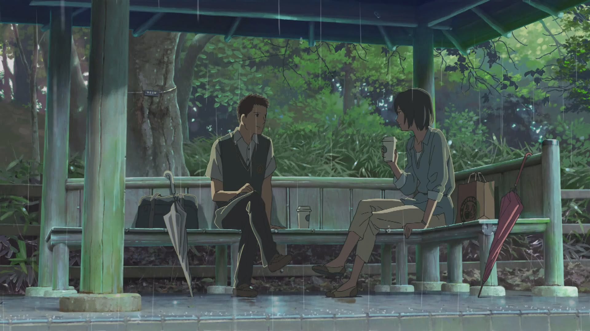 1920x1080 An Analysis of Makoto Shinkai's The Garden of Words.