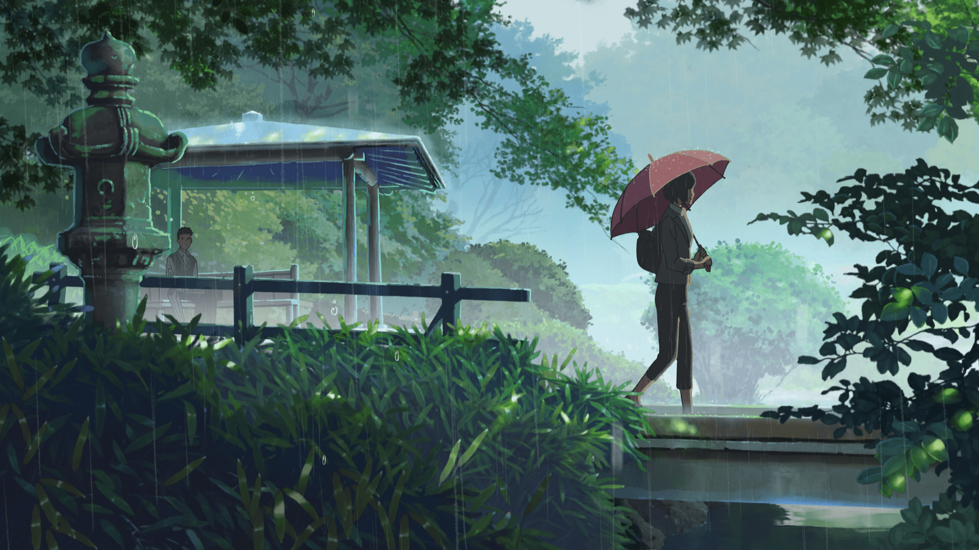 1920x1080 The Garden Of Words / Blu Ray Anime Review. The Otaku's Study
