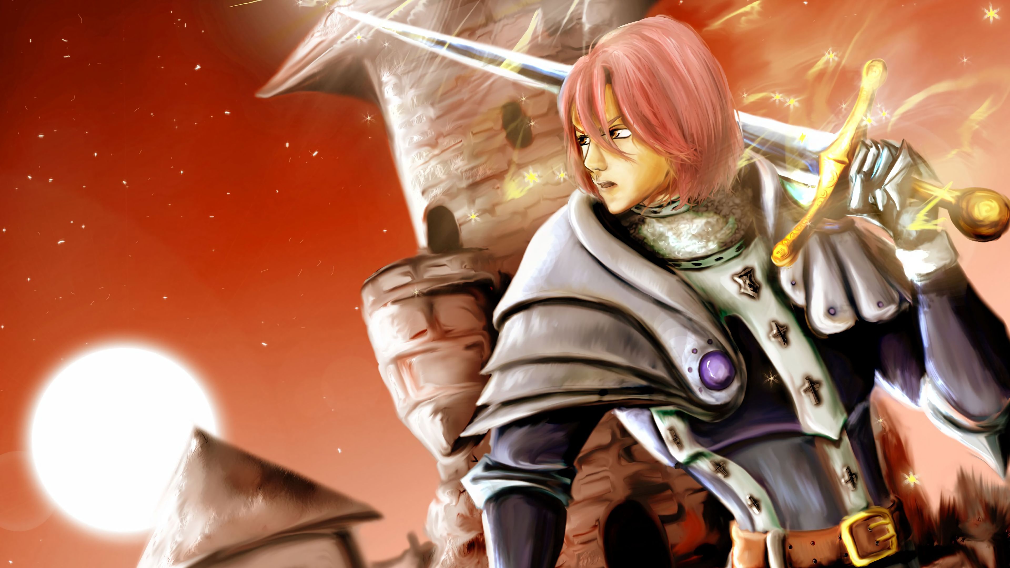 3840x2160 Gilthunder Blaze: 4K Ultra HD Anime Wallpaper Seven Deadly Sinsx2160