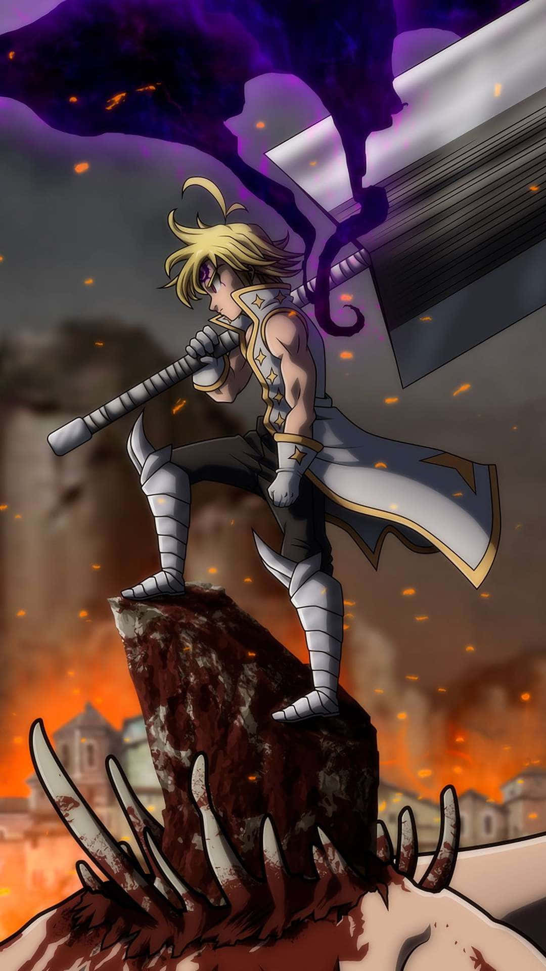 1080x1920 Download Cool Meliodas Seven Deadly Sins 4k Wallpaper