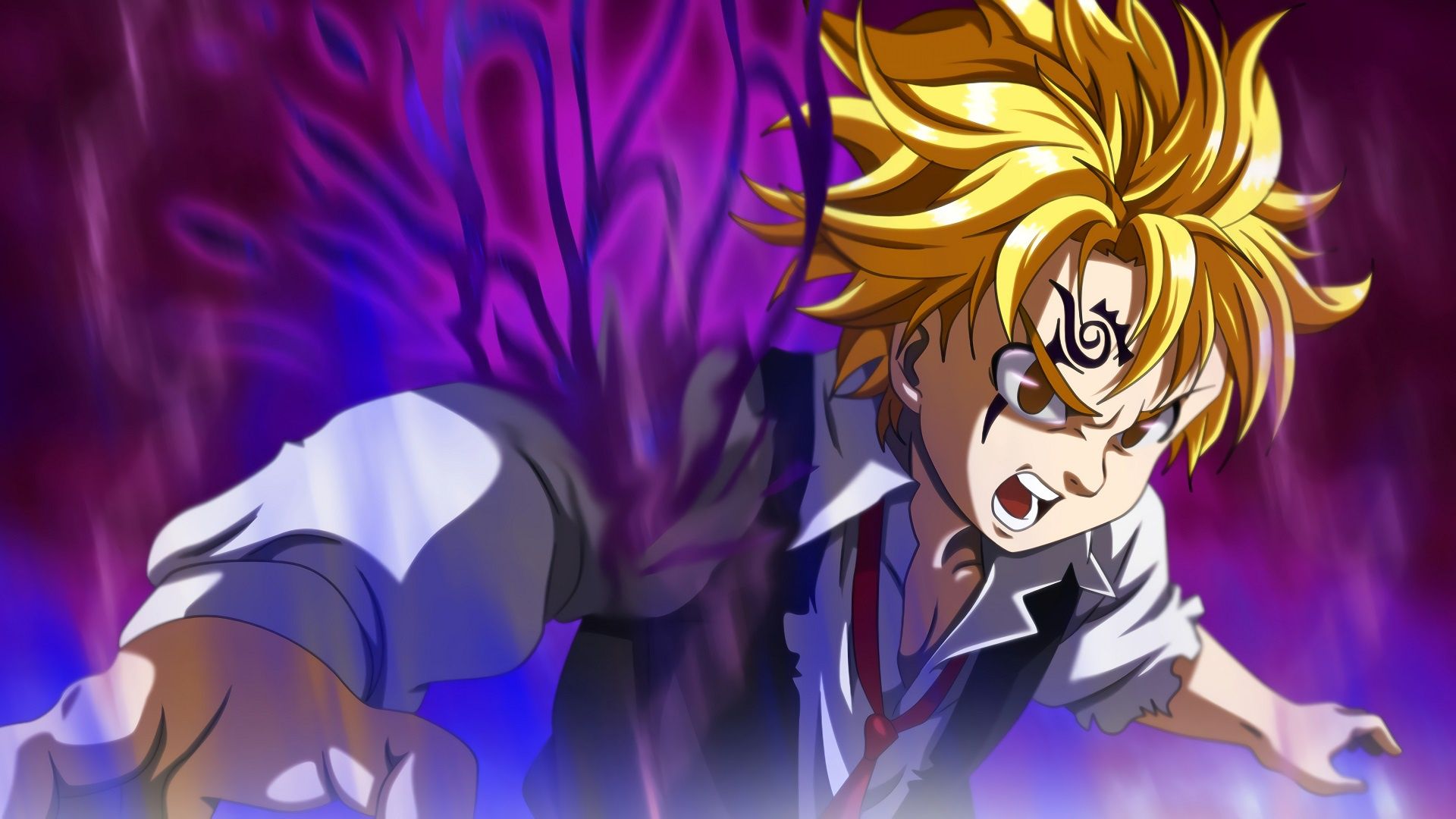1920x1080 Wallpaper The seven deadly sins, anger, Nanatsu no Taizai, Melides for mobile and desktop, section сёнэн, resolution 1920x1080