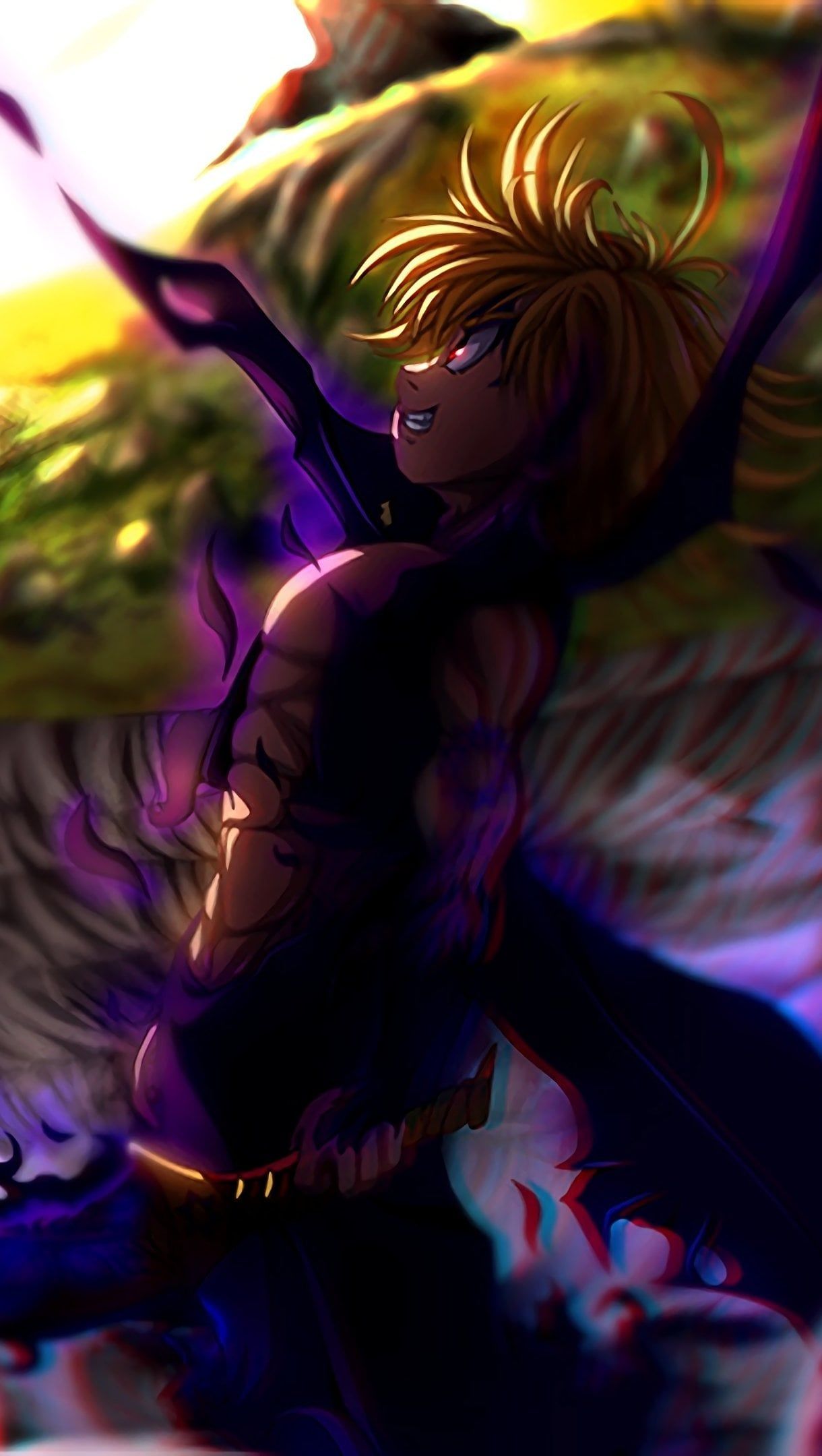 1220x2160 Seven Deadly Sins Anime Wallpaper 4K for iPhone and Mobile Phone