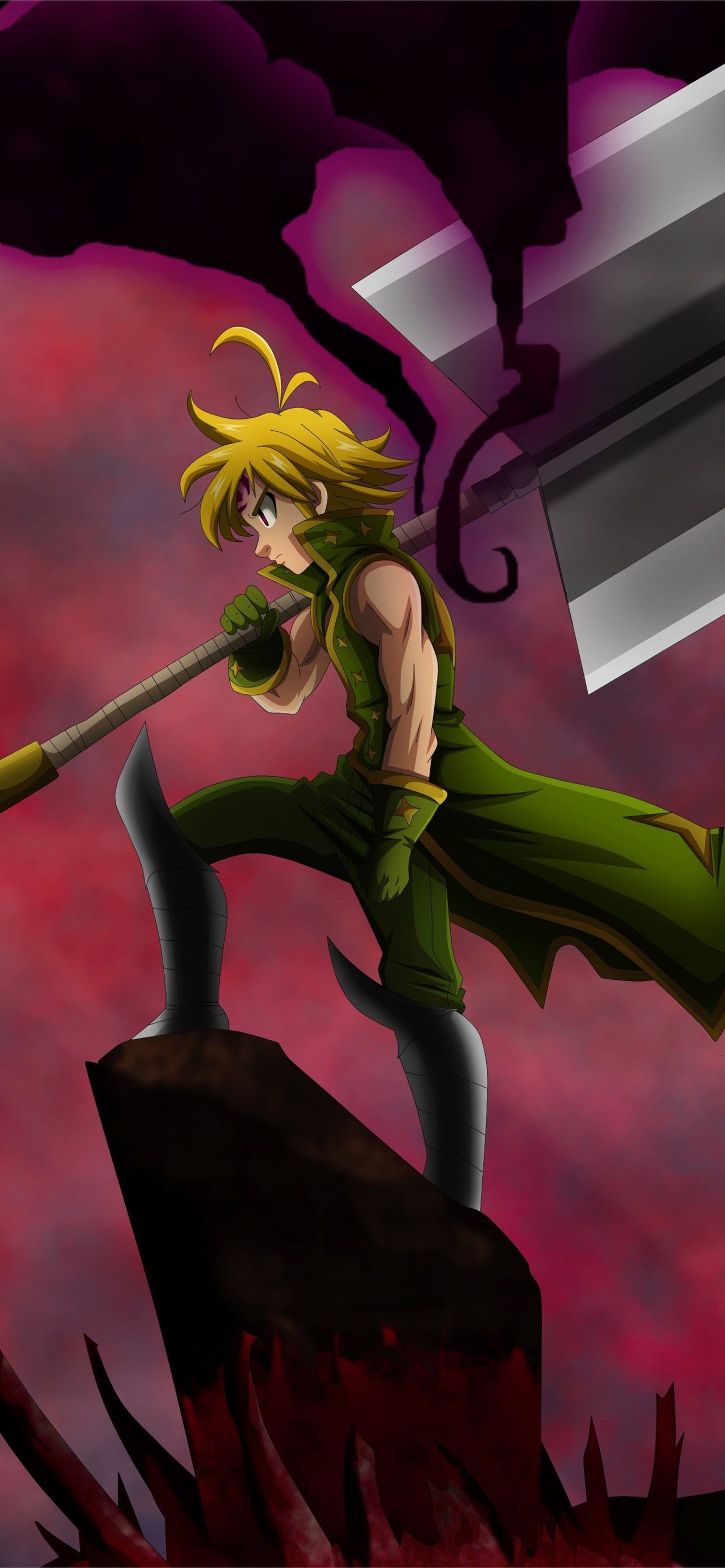 1284x2778 meliodas the seven deadly sins anime boy samsung g. iPhone Wallpaper Free Download