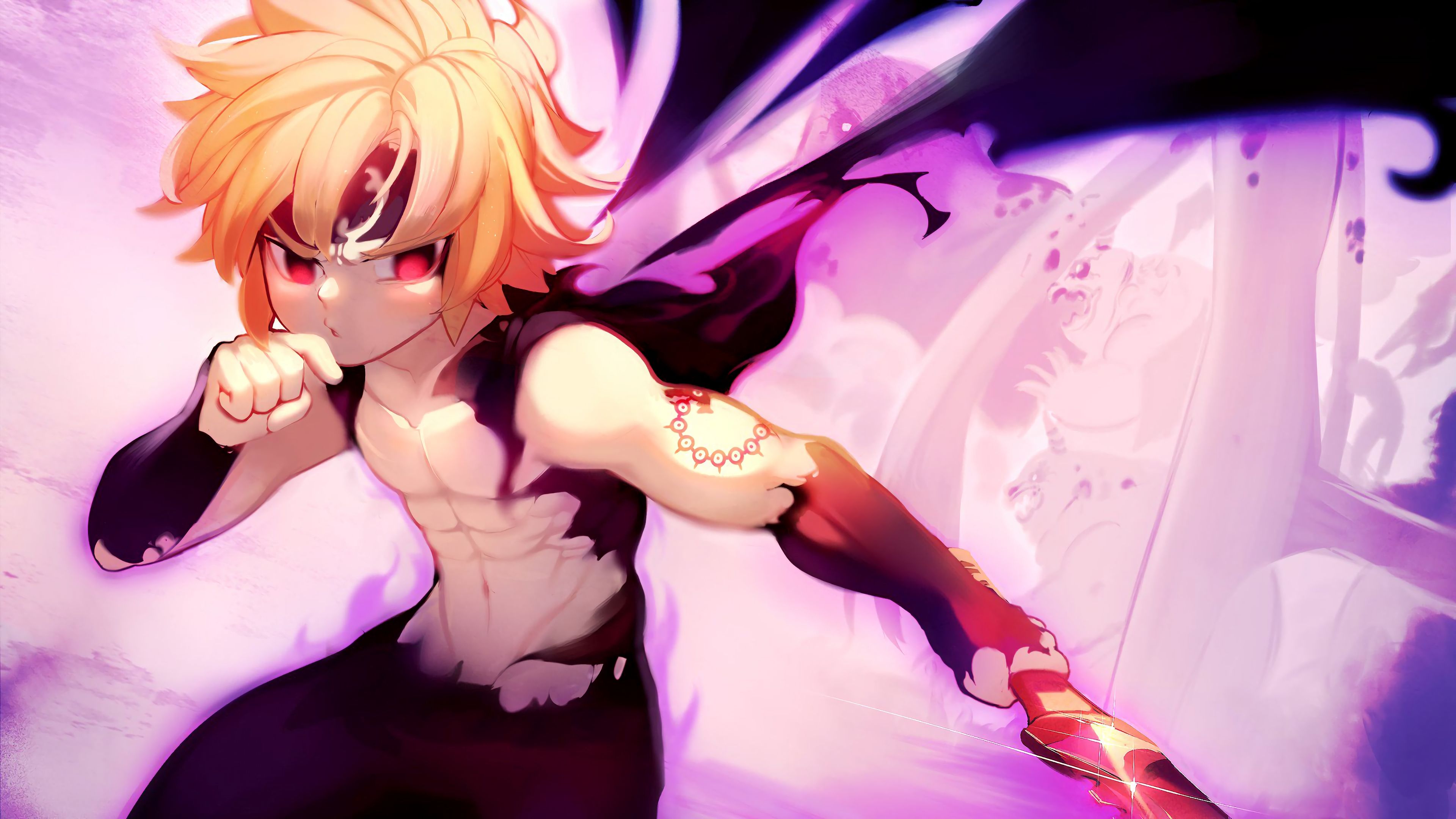3840x2160 4K Ultra HD Meliodas from The Seven Deadly Sins Wallpaperx2160