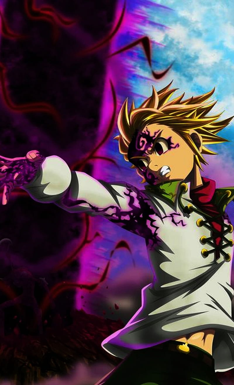 800x1313 Meliodas, nanatsu no taizai, anime, power, manga, assault mode, HD phone wallpaper