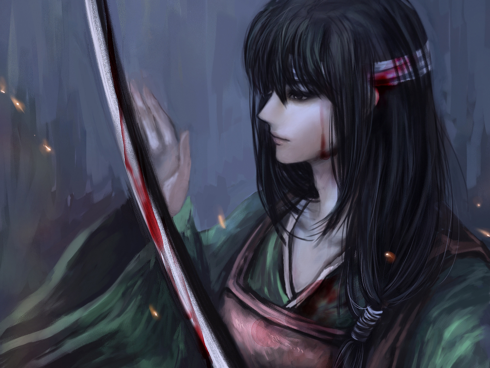 1920x1440 katsura kotarou, gintama, katana Wallpaper, HD Anime 4K Wallpaper, Image and Background