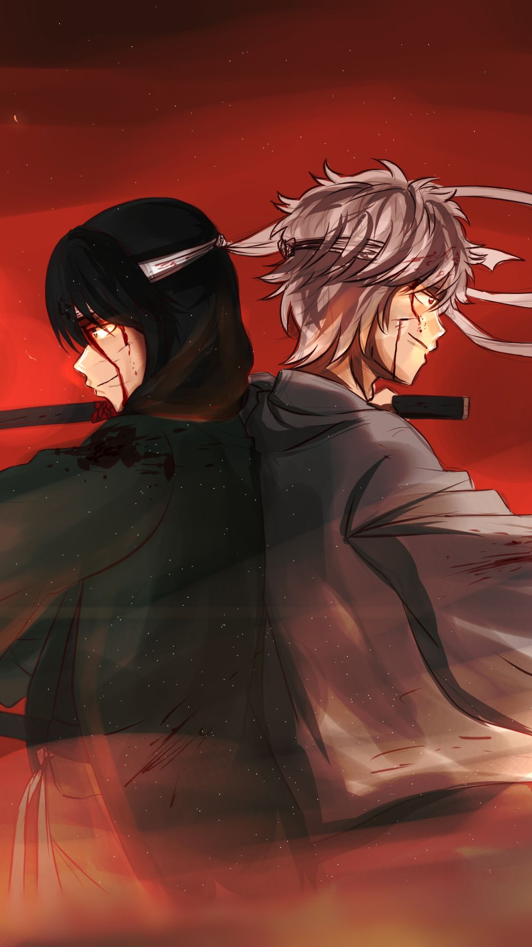 1080x1920 Phone wallpaper: Anime, Gintama, Gintoki Sakata, Kotaro Katsura 1329260
