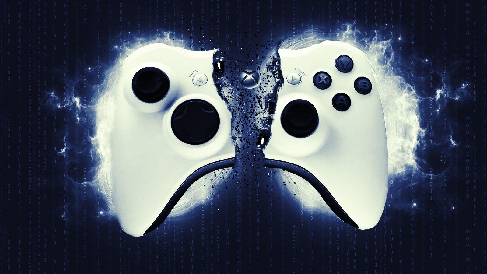 Wallpaper White Xbox One Game Controller Background  Download Free Image
