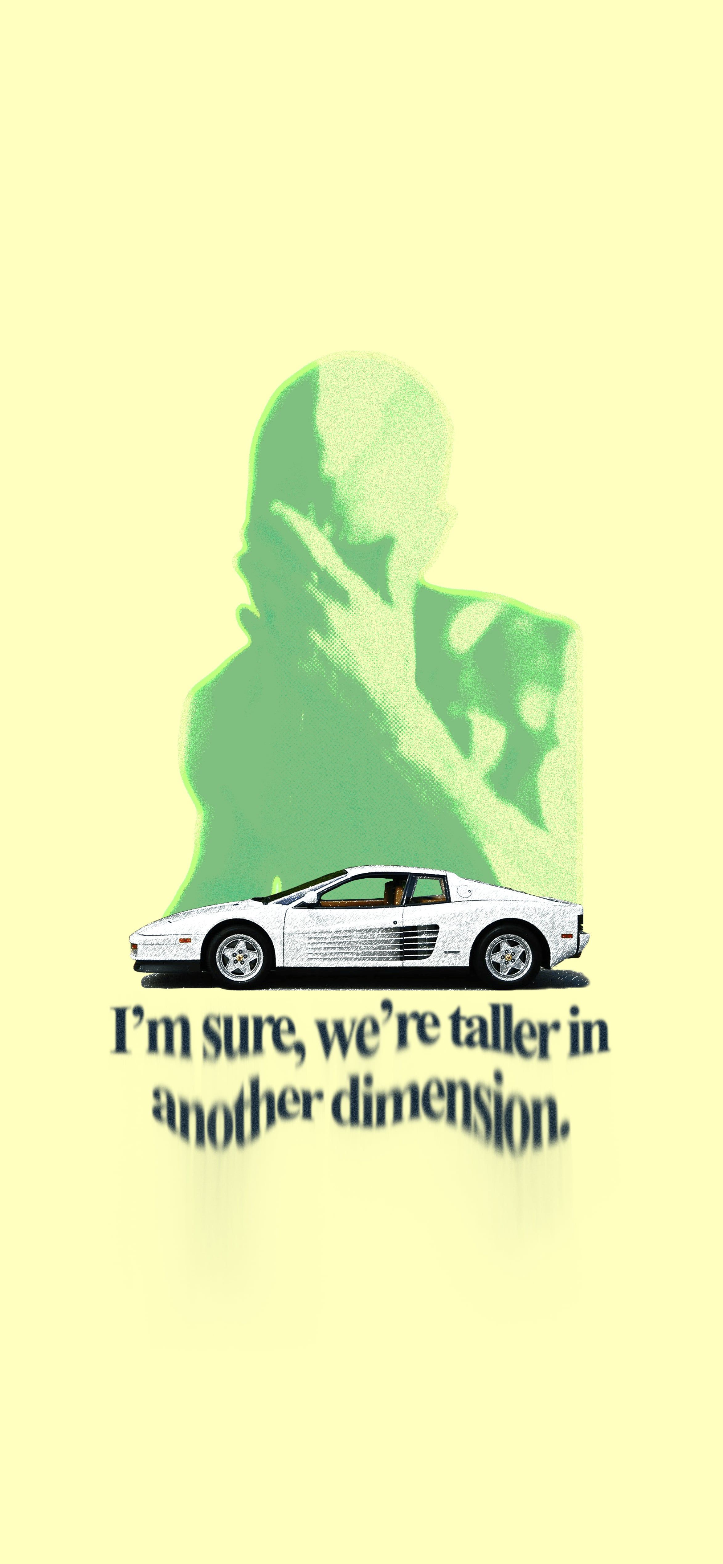2346x5075 white ferrari wallpaper [2346x5075]