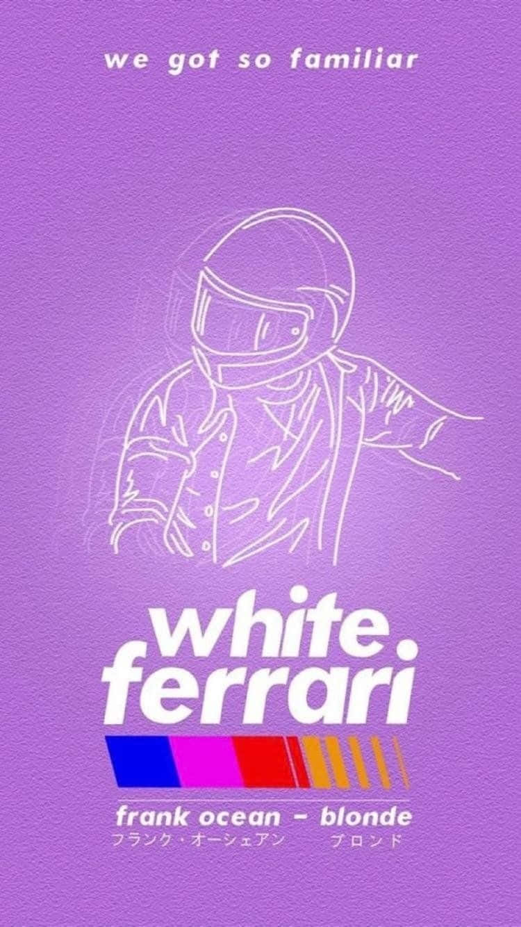 750x1334 Download Frank Ocean White Ferrari Aesthetic Wallpaper