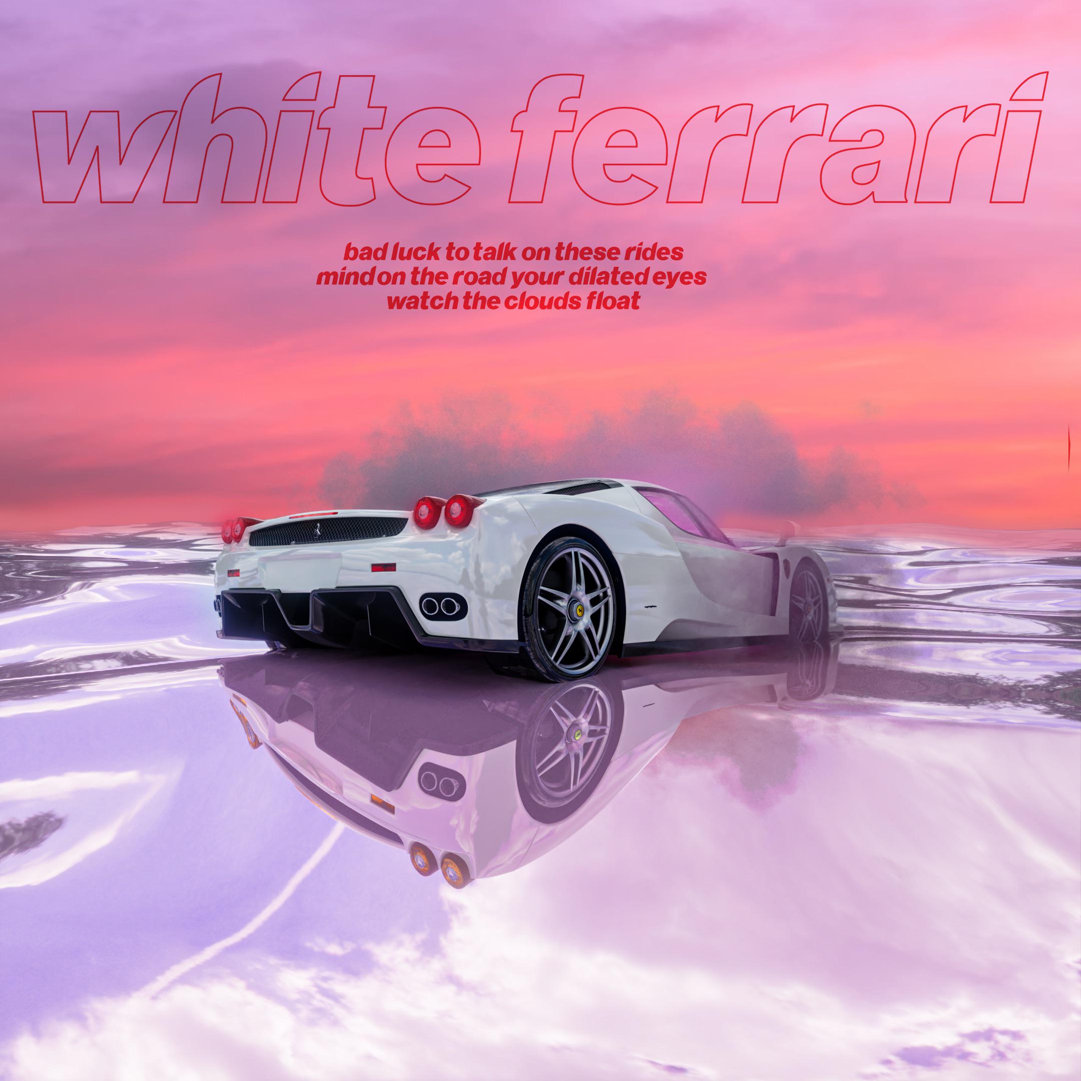 2160x2160 Made a White Ferrari Cover (text is not mine)
