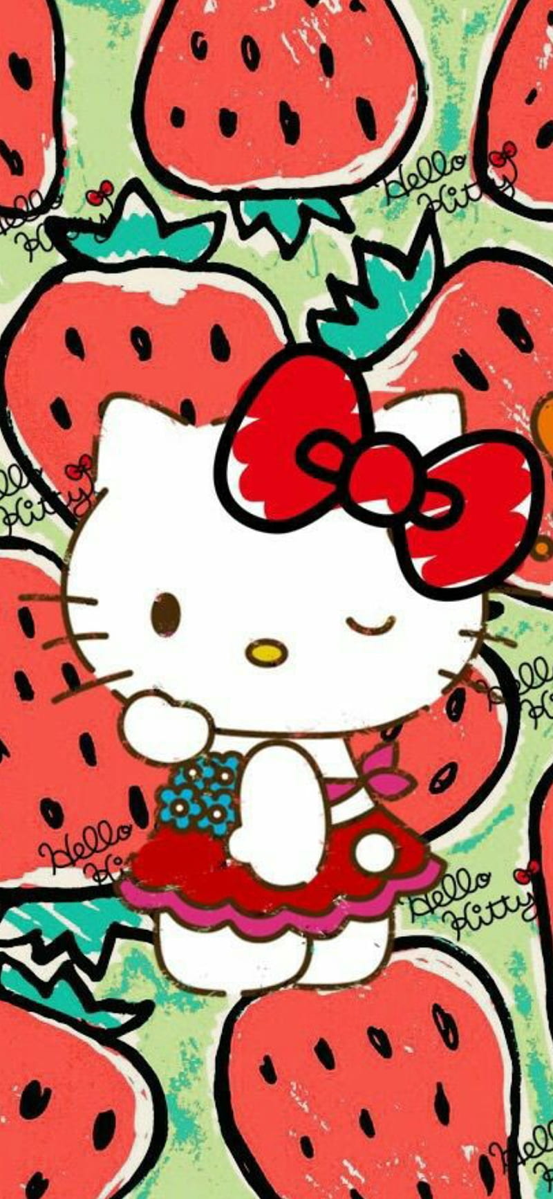 800x1733 Hello kitty, symbol, themes, HD phone wallpaper