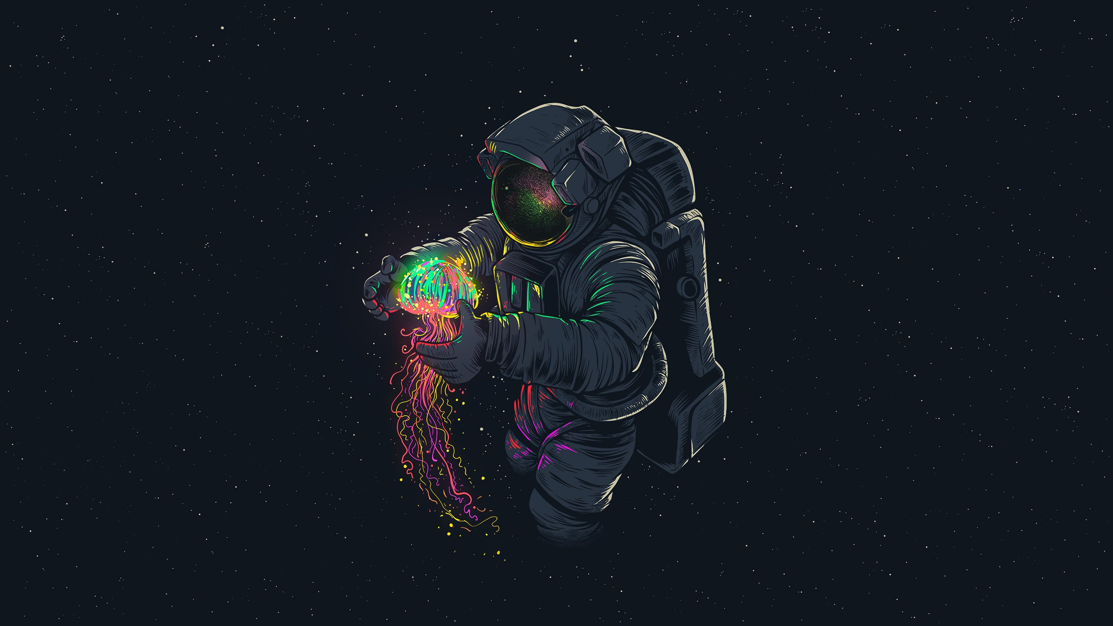 3840x2160 Astronaut Jellyfish. Tried posting source link but couldn't. I absolutely love this one