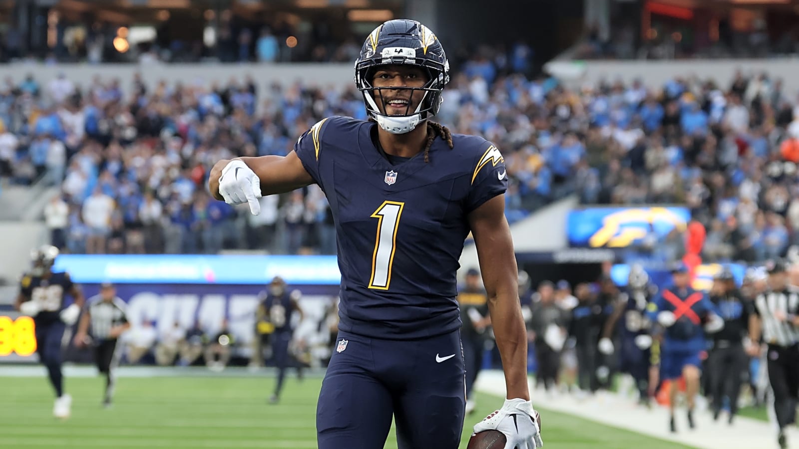 1600x900 Chargers WR Quentin Johnston Potential Trade Candidate