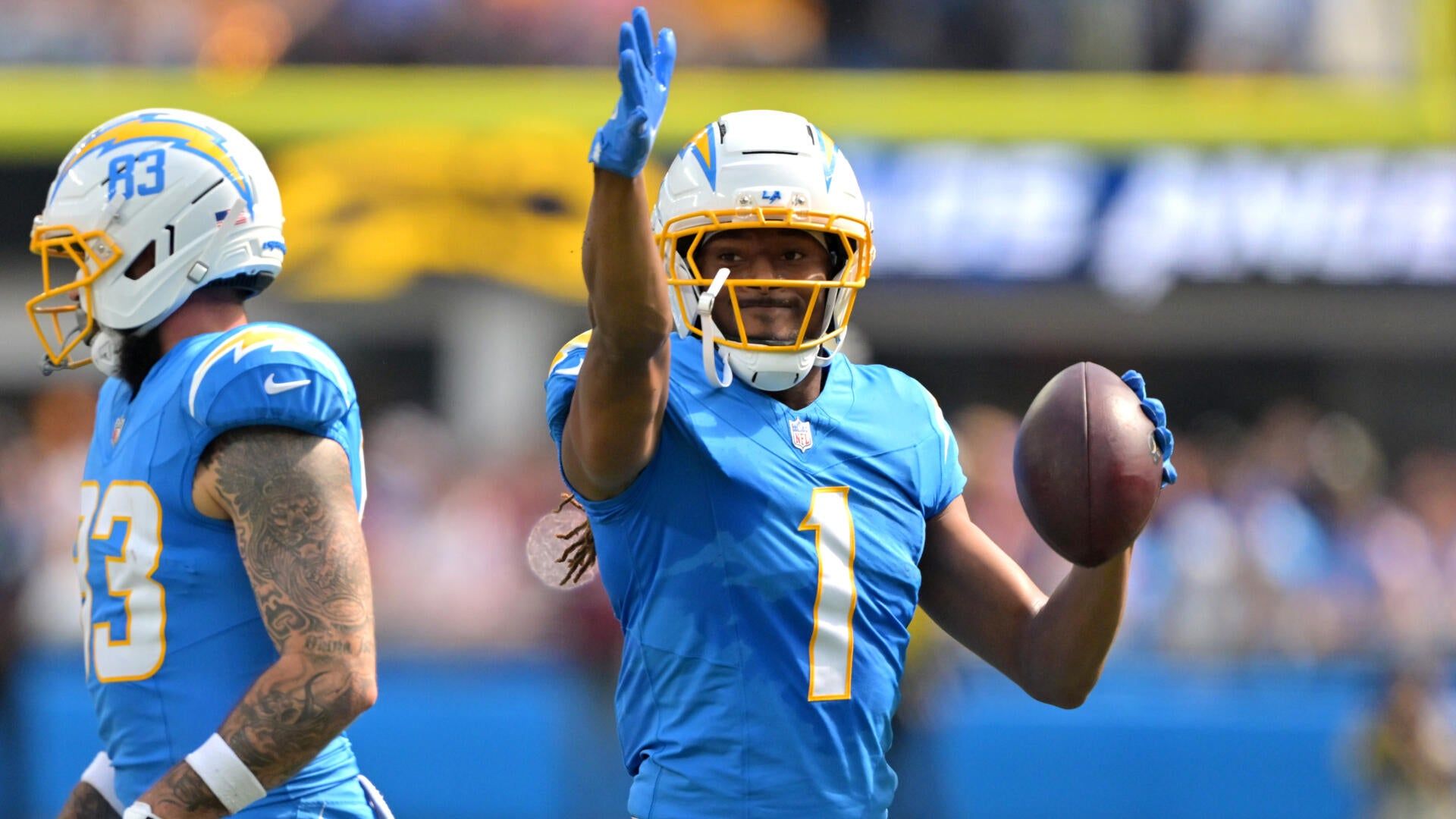 1920x1080 Anytime touchdown scorer picks: Quentin Johnston among best Week 10 SNF player props for Steelers vs. Chargers