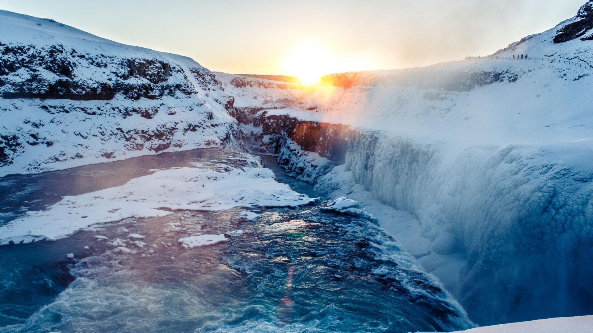 1920x1080 Download 1920x1080 HD Wallpaper waterfall canada winter ice, Desktop Background HD
