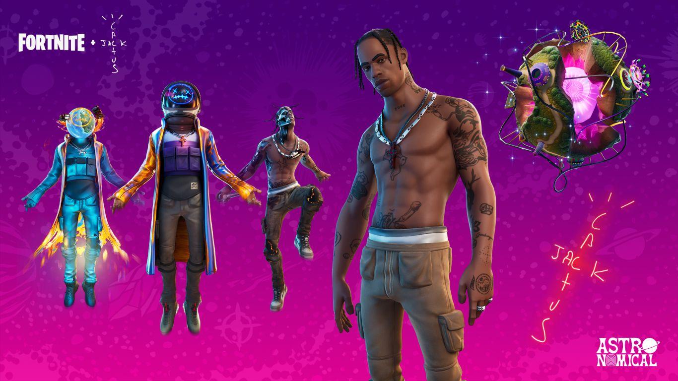 1366x768 Travis Scott Fortnite 1366x768 Resolution Wallpaper, HD Games 4K Wallpaper, Image, Photo and Background