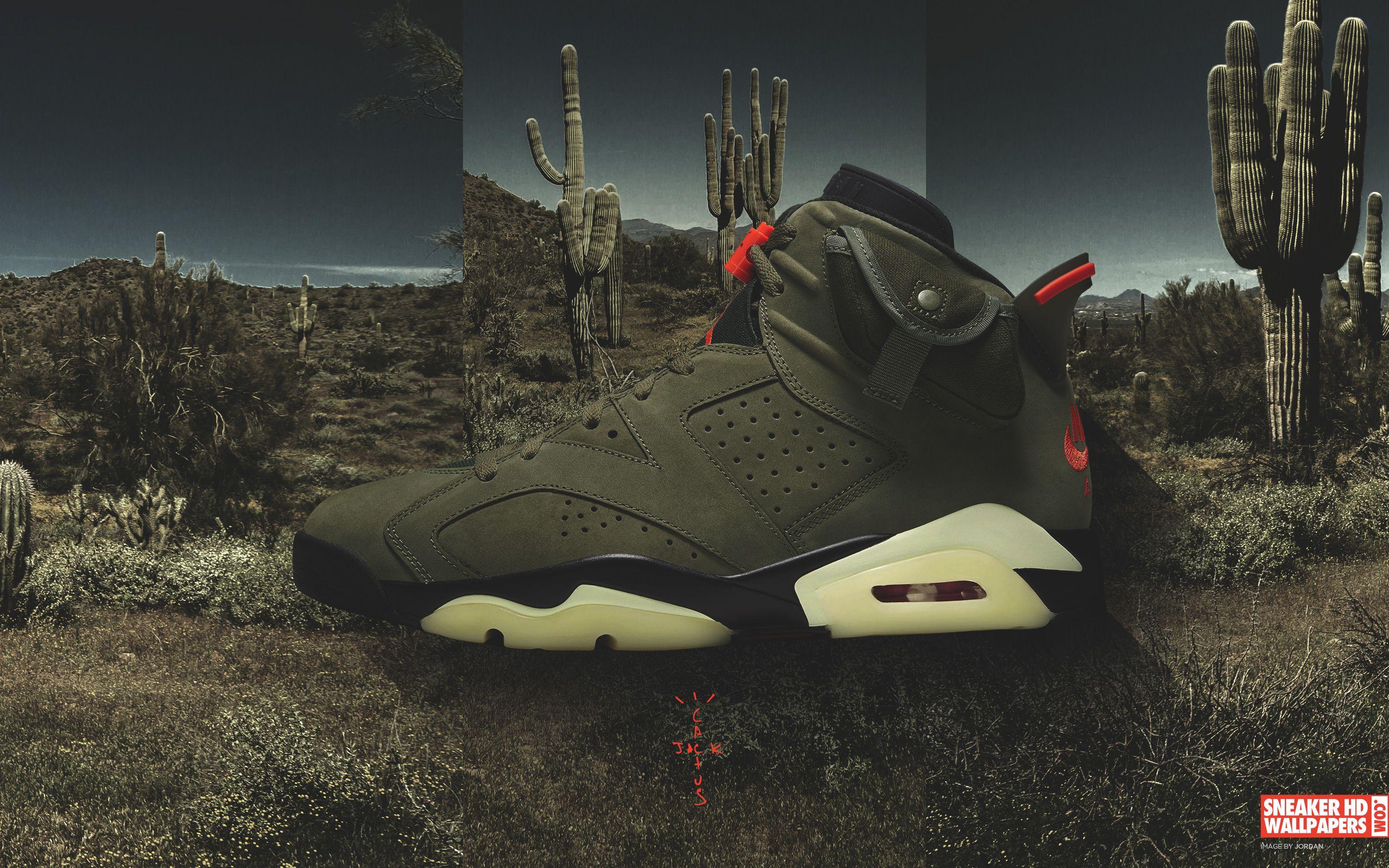 travis scott jordan 6 wallpaper