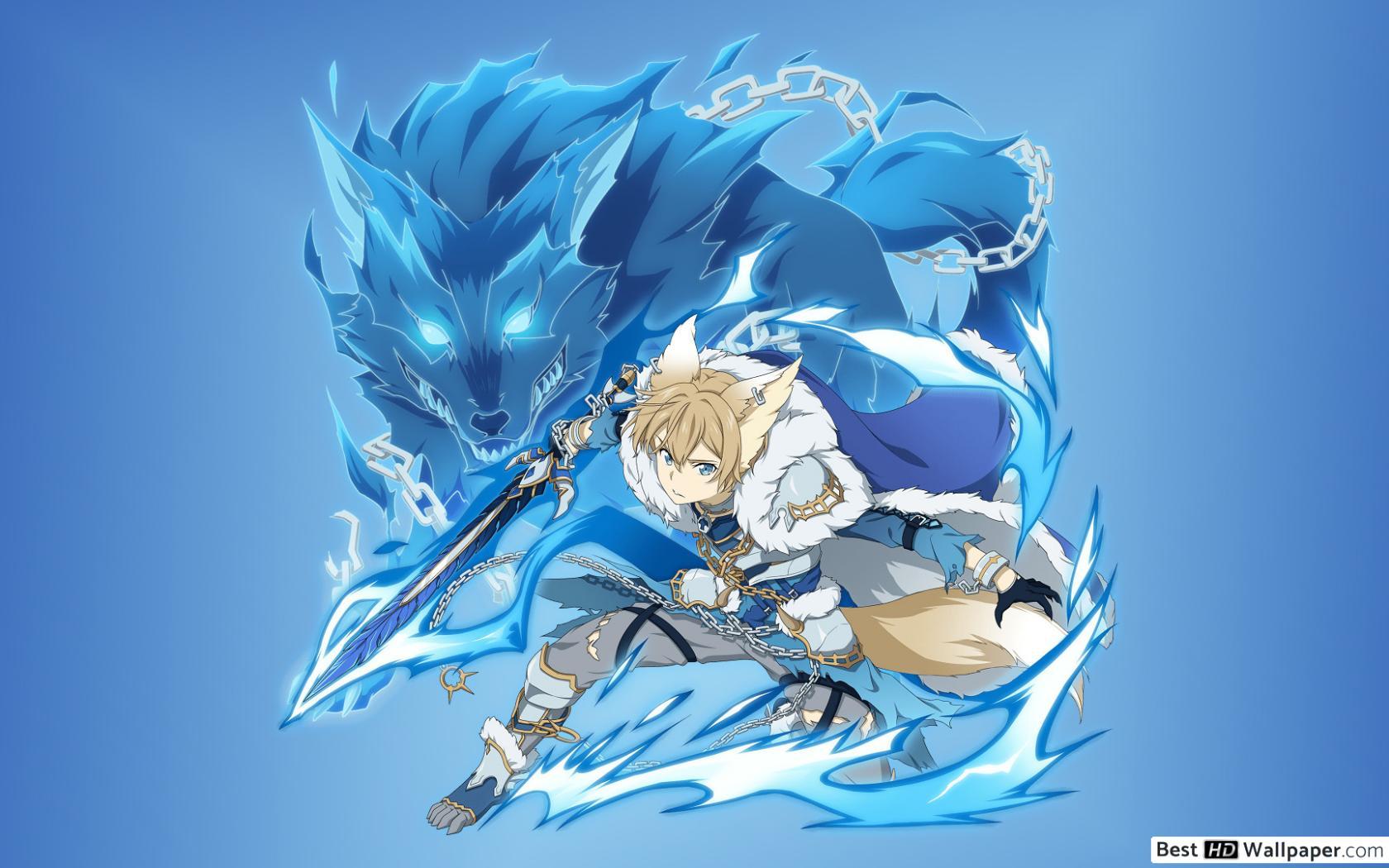 1680x1050 Sword Art Online Alicization Wolf Transformation HD wallpaper download