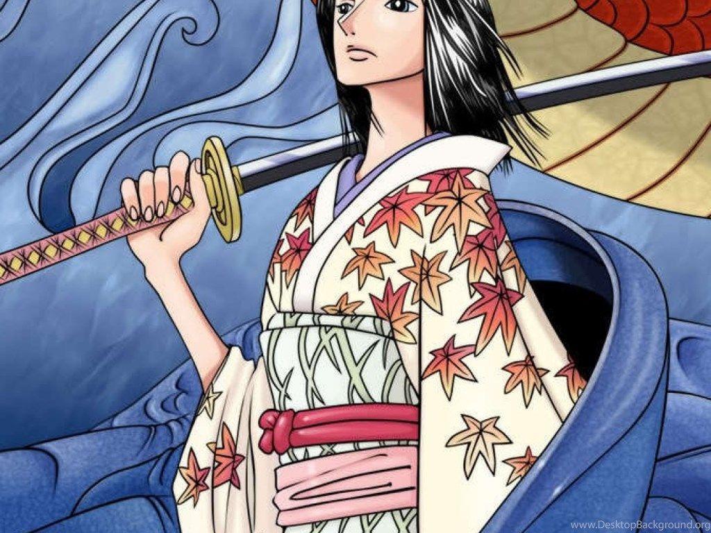 1024x768 Nico Robin One Piece Wallpaper