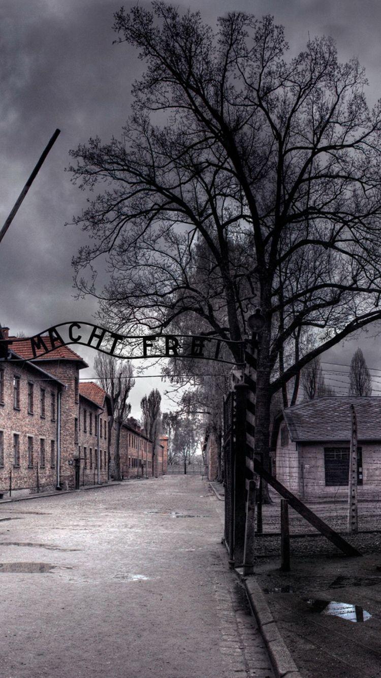 750x1334 Auschwitz Concentration Camp Arbeit Macht Frei iPhone 6 Wallpaper HD