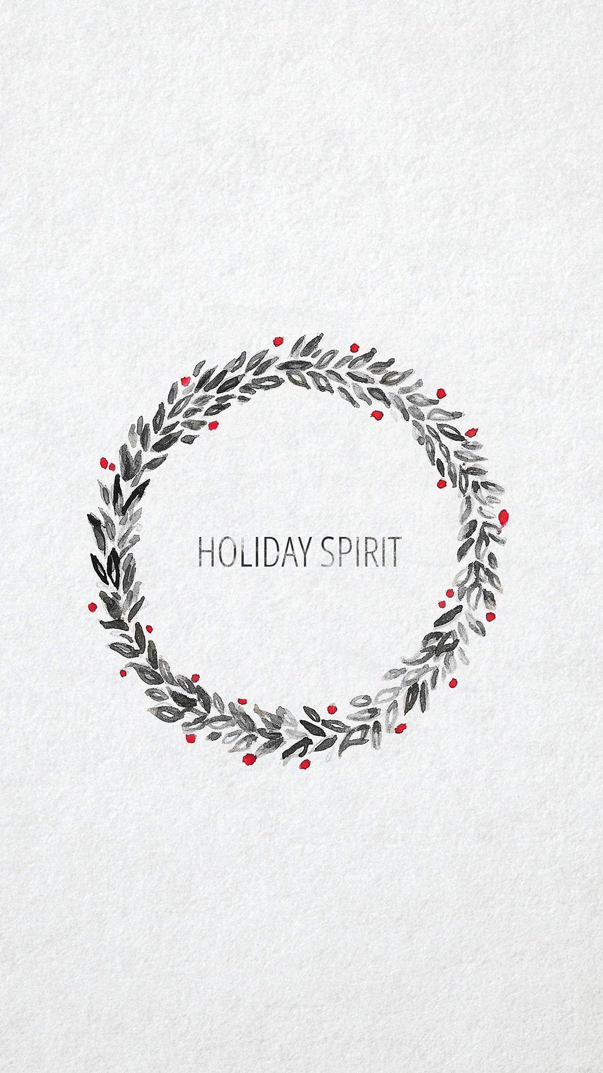 1242x2208 Christmas Minimalist Wallpaper