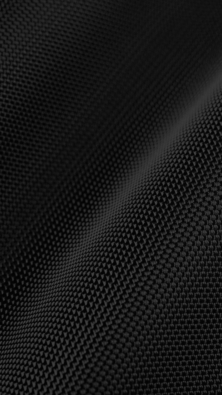 750x1334 Dark Carbon Fiber Wave Pattern Download Free Wallpaper for Phone