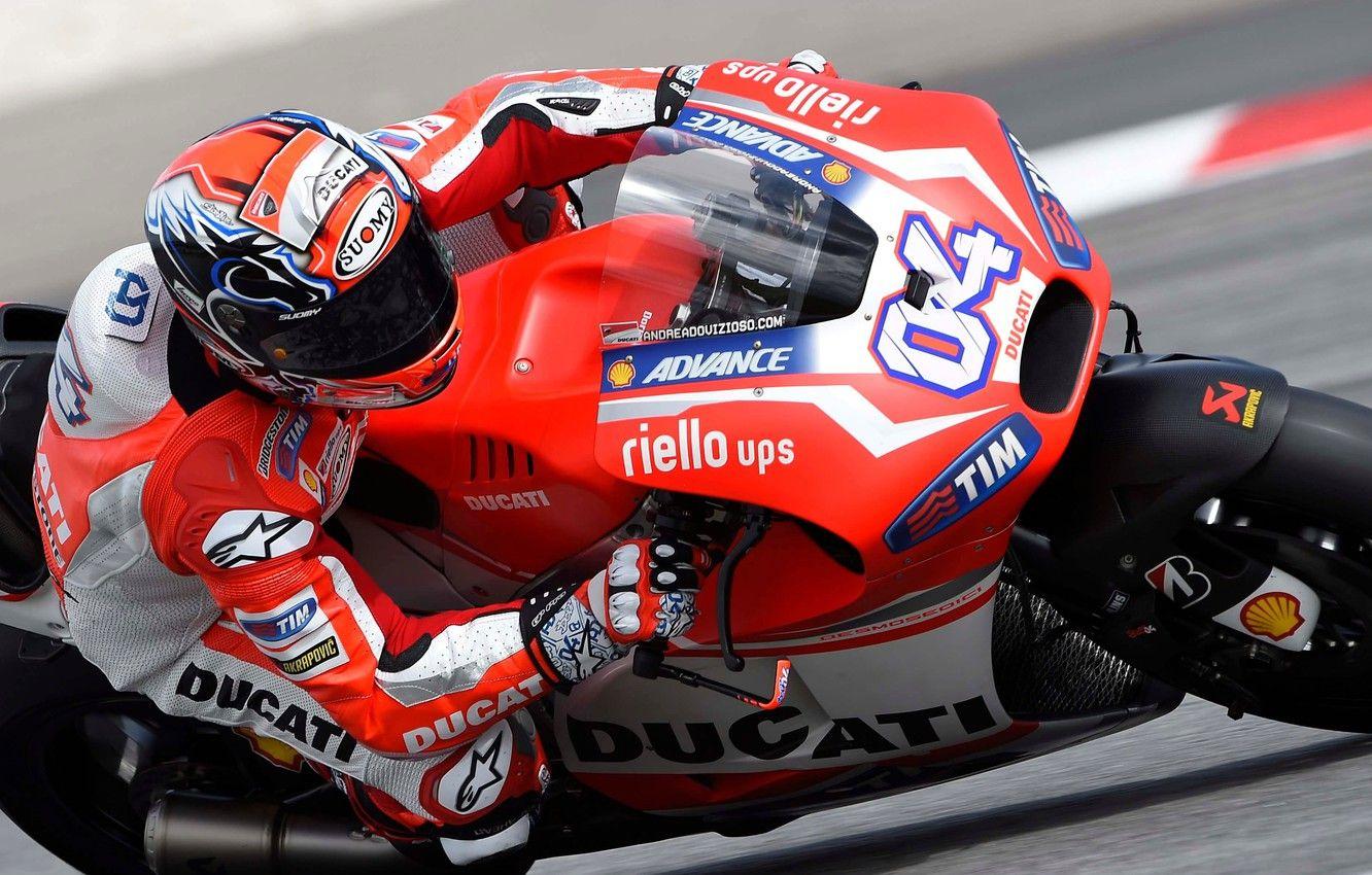 1332x850 Wallpaper Turn, Motorcycle, Race, Ducati, MotoGP, Moto, Dovizioso image for desktop, section спорт