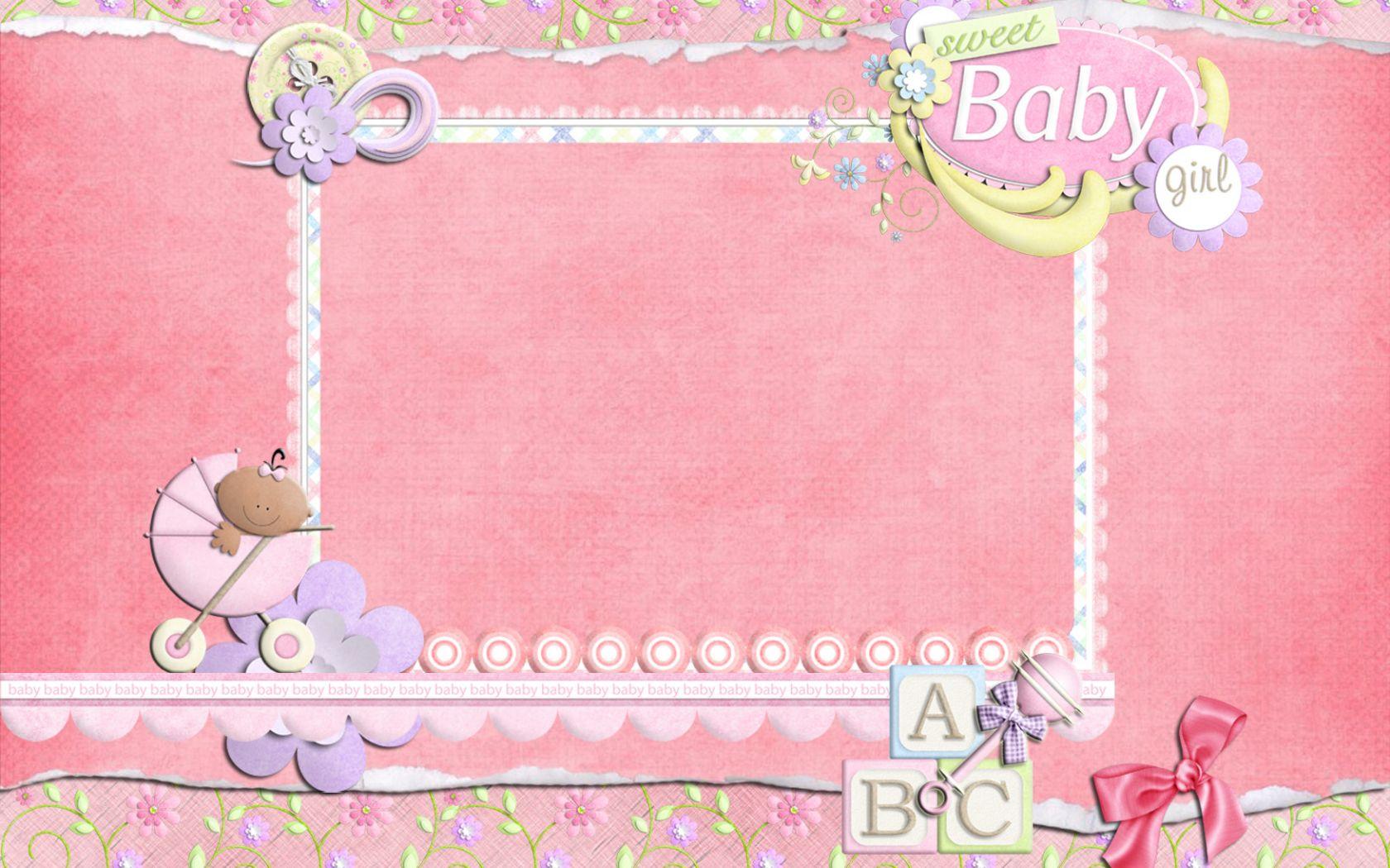 1680x1050 Baby Wallpaper Pink Background