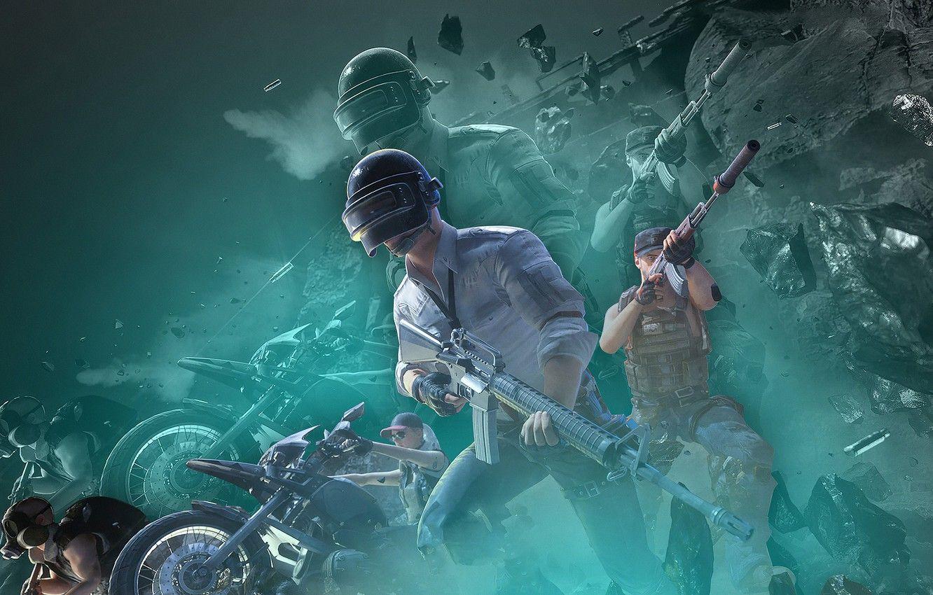 1332x850 Wallpaper weapons, soldiers, PlayerUnknown's Battlegrounds image for desktop, section игры