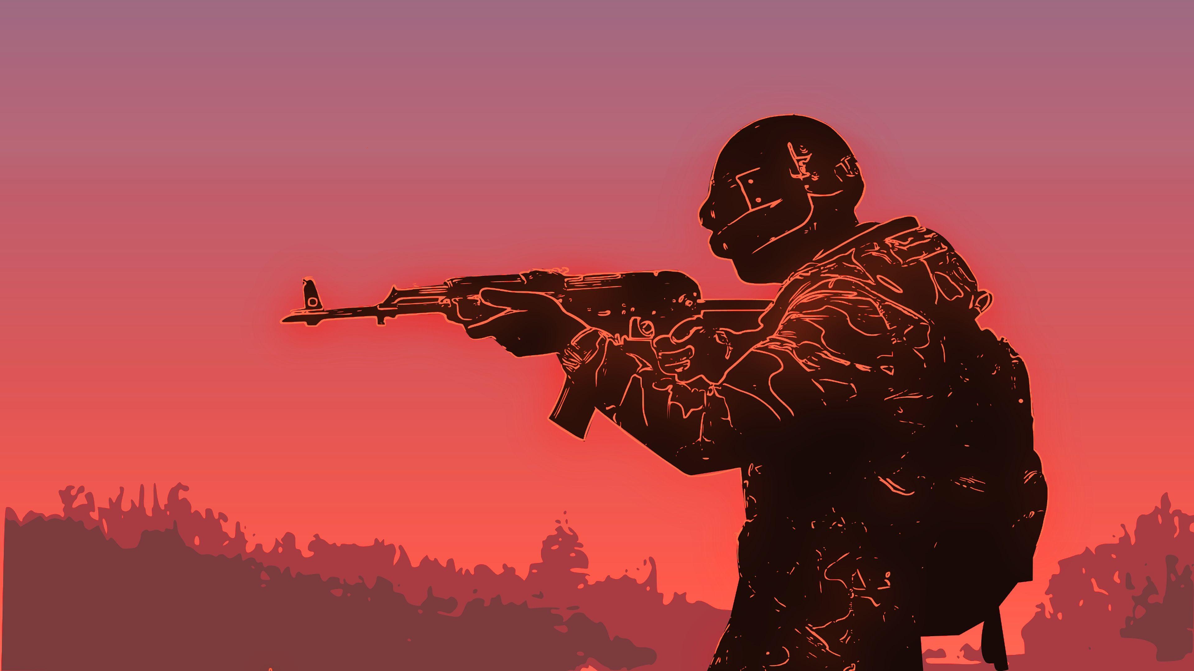 3840x2160 Wallpaper 4k PUBG Minimalist PlayerUnknown's Battlegrounds 4K Wallpaper Minimalist, PlayerUnknown's Battlegrounds (PUBG) 4k wallpaper