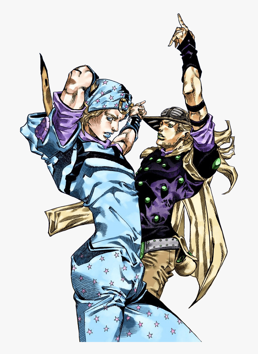 860x1180 Johnny Joestar And Gyro Zeppeli, HD Png Download, Transparent Png Image
