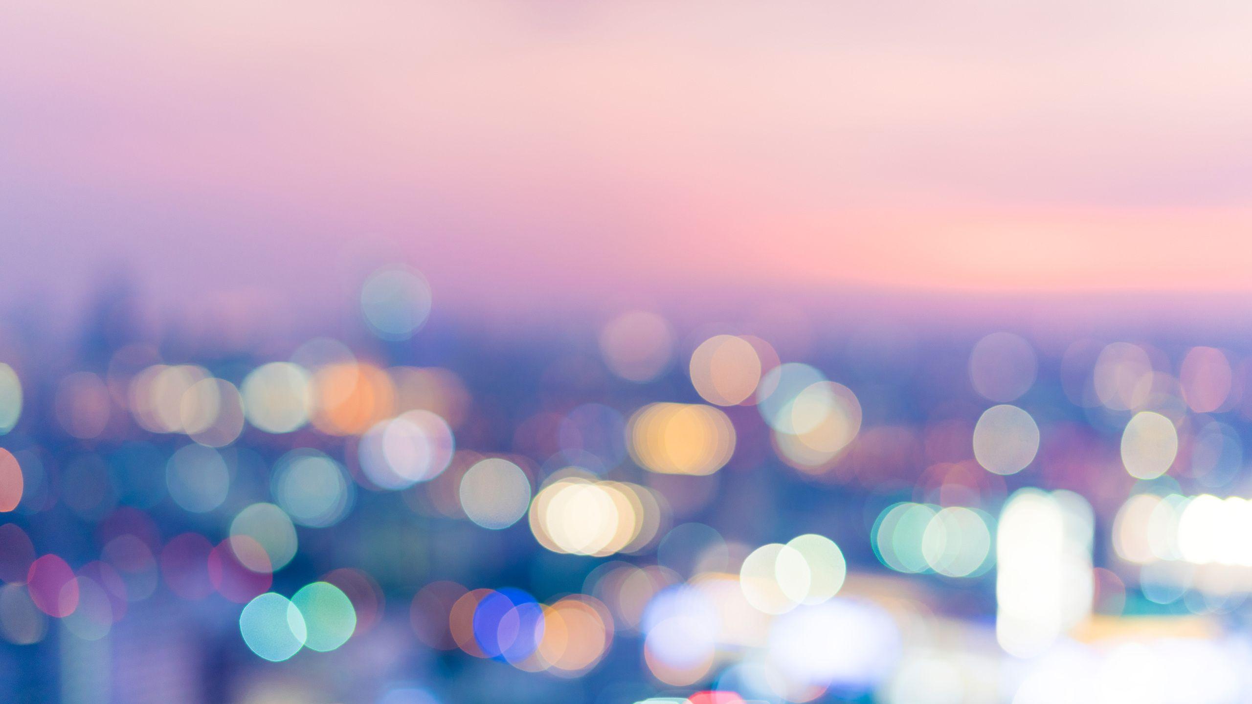 2560x1440 Bokeh Blur Colorful 8k 1440P Resolution HD 4k Wallpaper, Image, Background, Photo and Picture