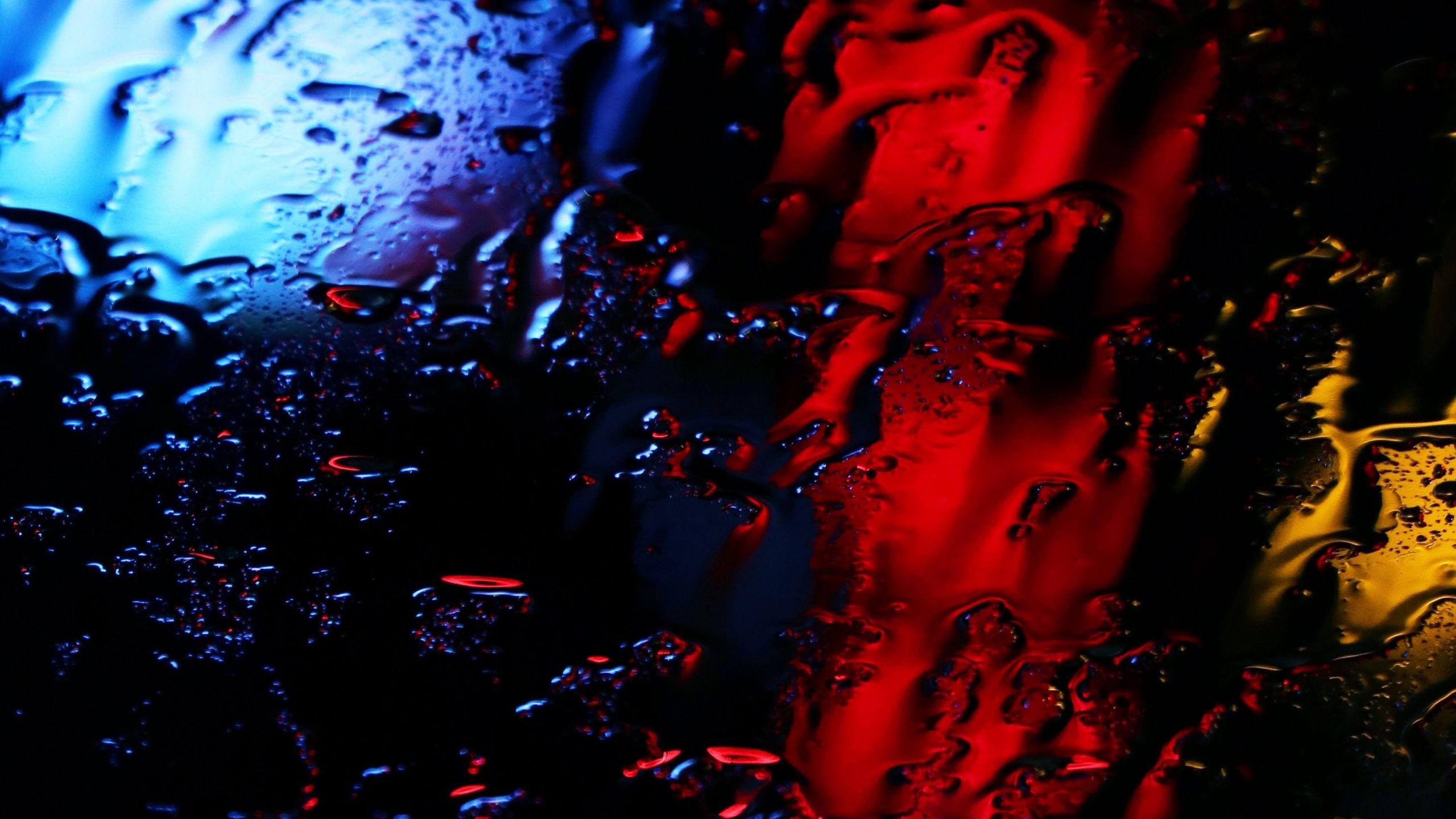 2560x1440 Download 2560x1440 wallpaper blur, lights, glass surface, dual wide, widescreen 16: widescreen, 2560x1440 HD image, background, 22318