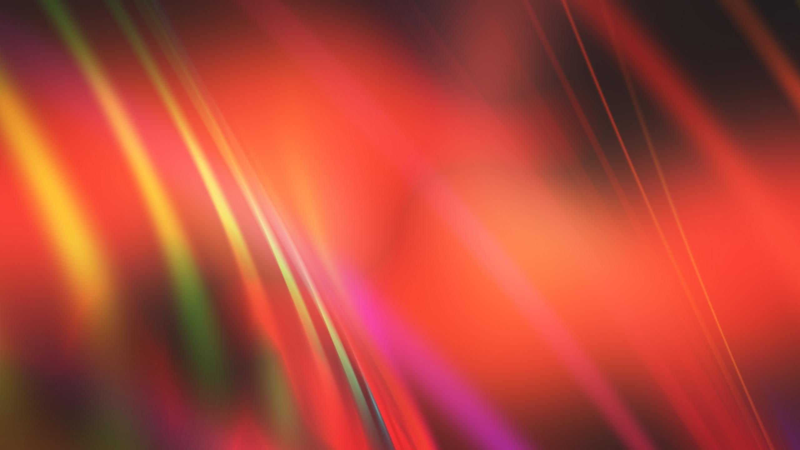 2560x1440 Red and Orange Lights desktop PC and Mac wallpaper