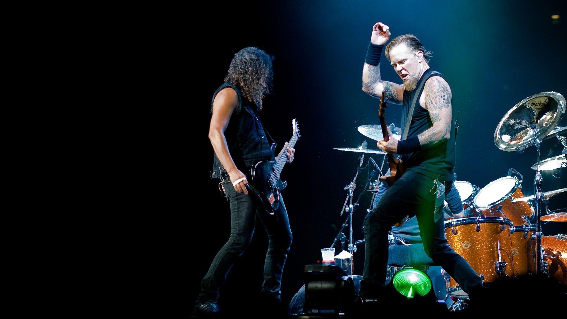 1920x1080 Download Wallpaper 1920x1080 metallica, concert, show, members, tattoo Full HD 1080p HD Background